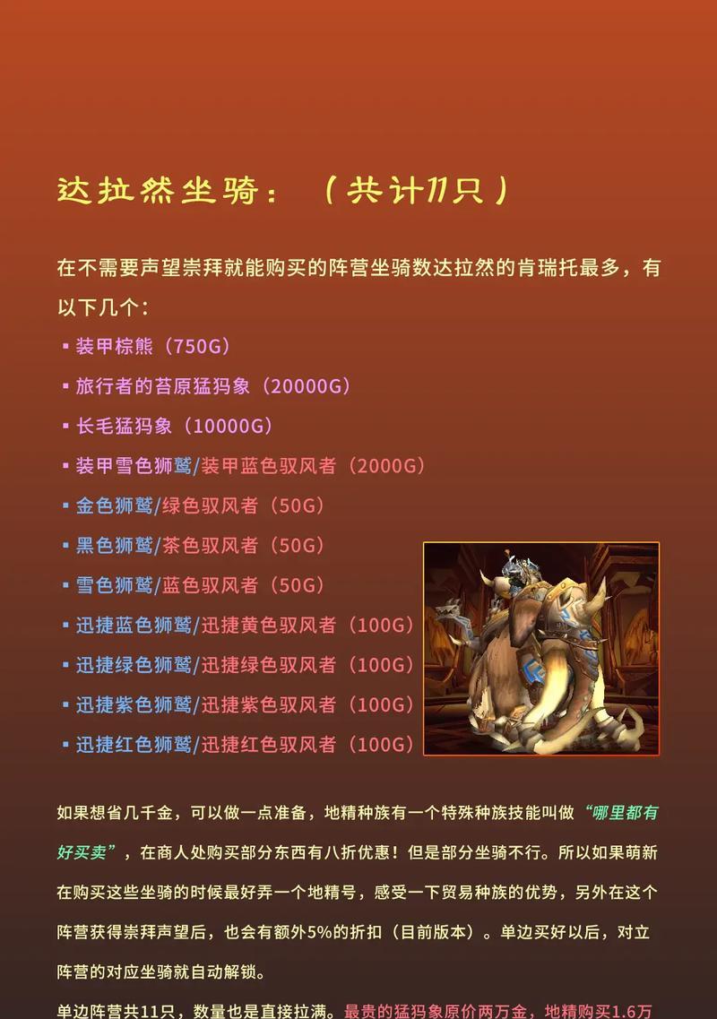 魔兽世界猎人如何骑乘豹子？